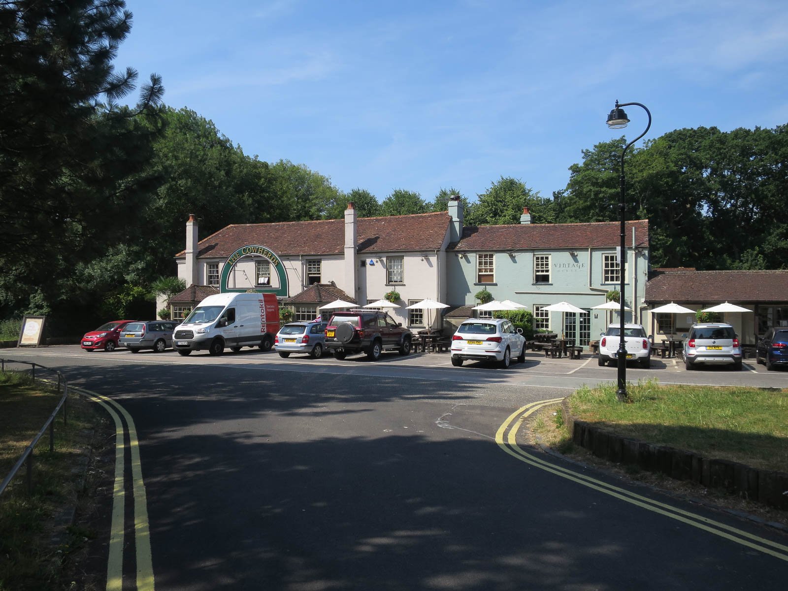 The Cowherds pub beside Southampton Common