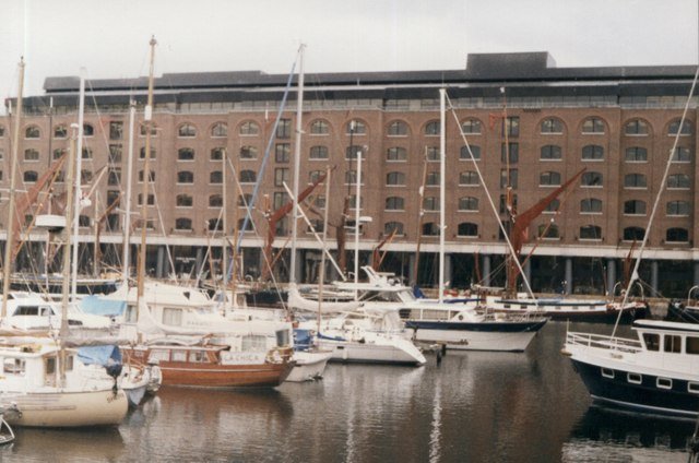 Yachts moored at Ocean Village marina